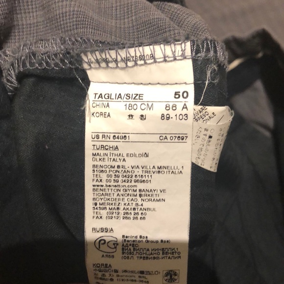 Gray pinstripe chinos - Picture 3 of 4